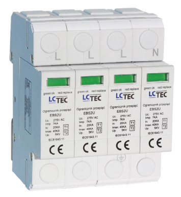 Surge protector EBS2U T1+T2 (B+C) /AC