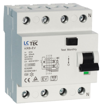 Residual current circuit breaker Type EV KRB-EV